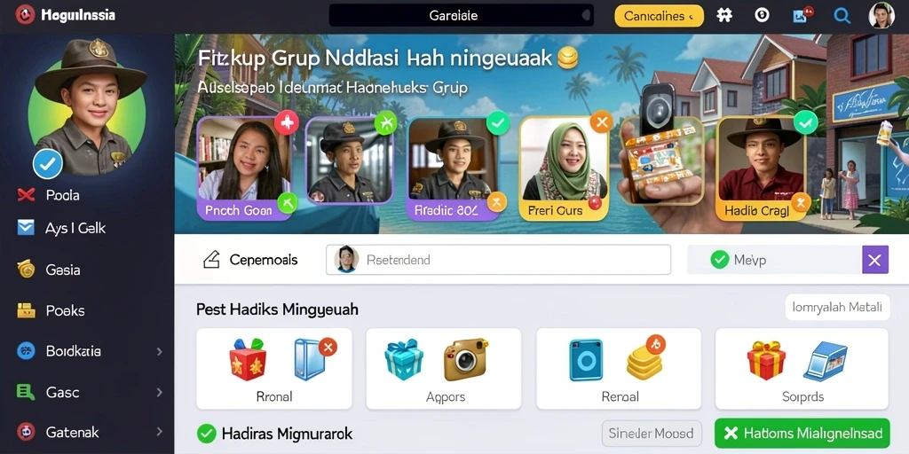 Screenshot menampilkan gameplay yang seru dan dinamis.