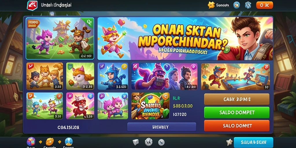 Screenshot menampilkan gameplay yang penuh aksi.