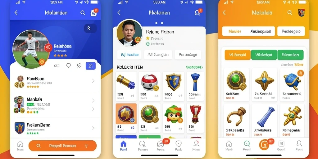 Tampilan awal yang memukau dan interaktif.