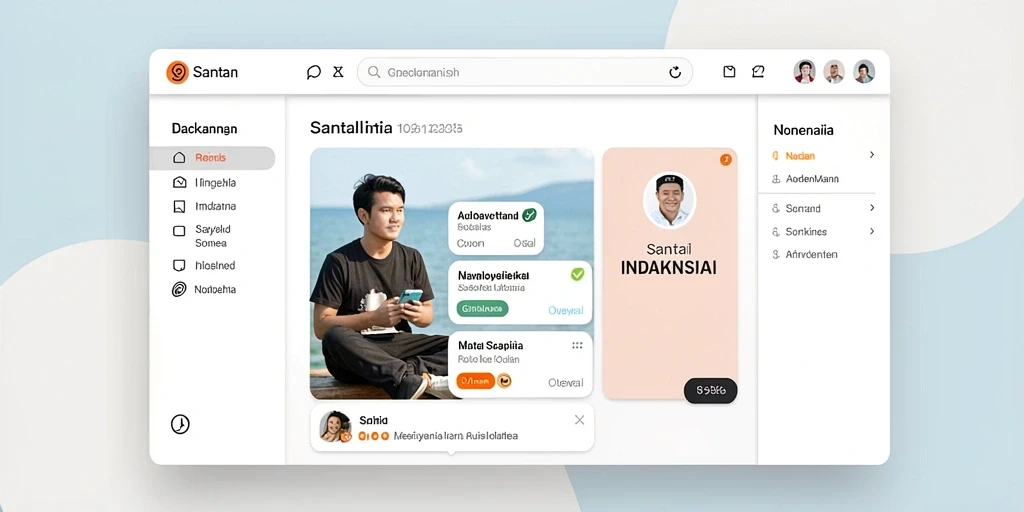 Tampilan awal yang menarik dan penuh warna.