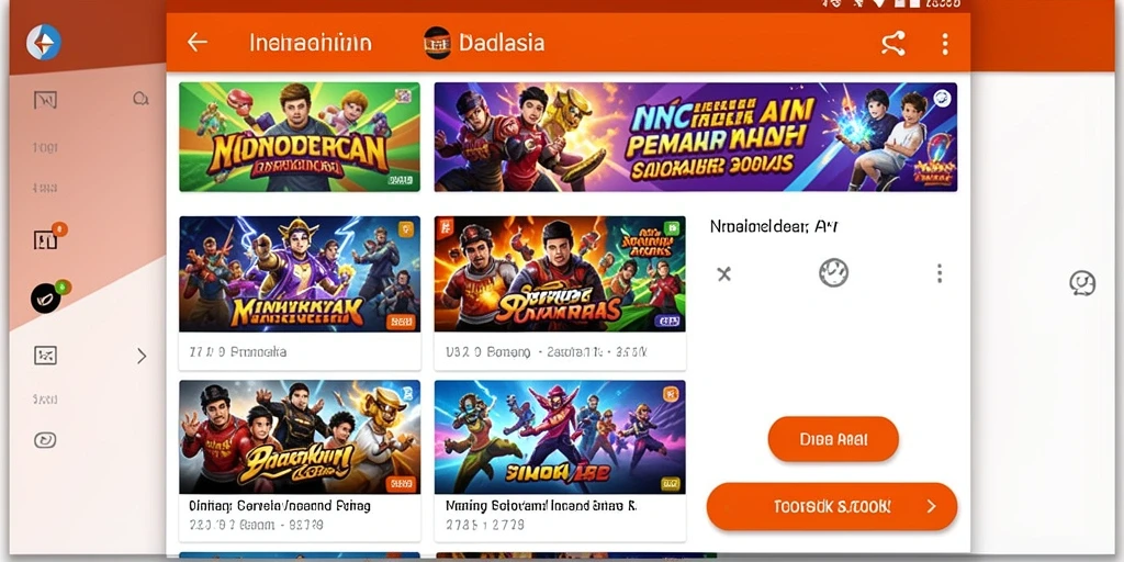 Tampilan antarmuka yang user-friendly.