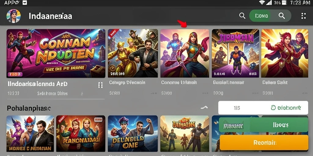 Screenshot memperlihatkan tampilan grafis yang memukau.