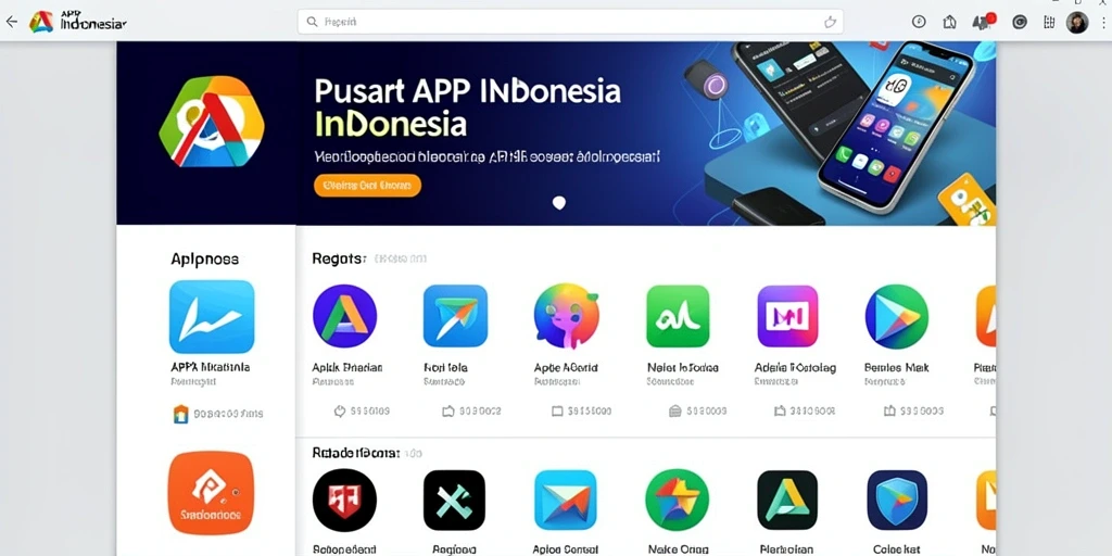 Tampilan awal yang menarik dan user-friendly.